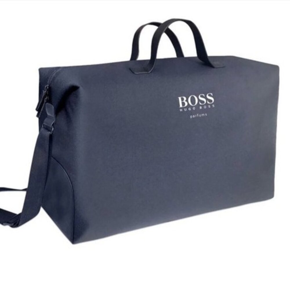 Hugo Boss Parfums Blue Shoulder Tote Bag